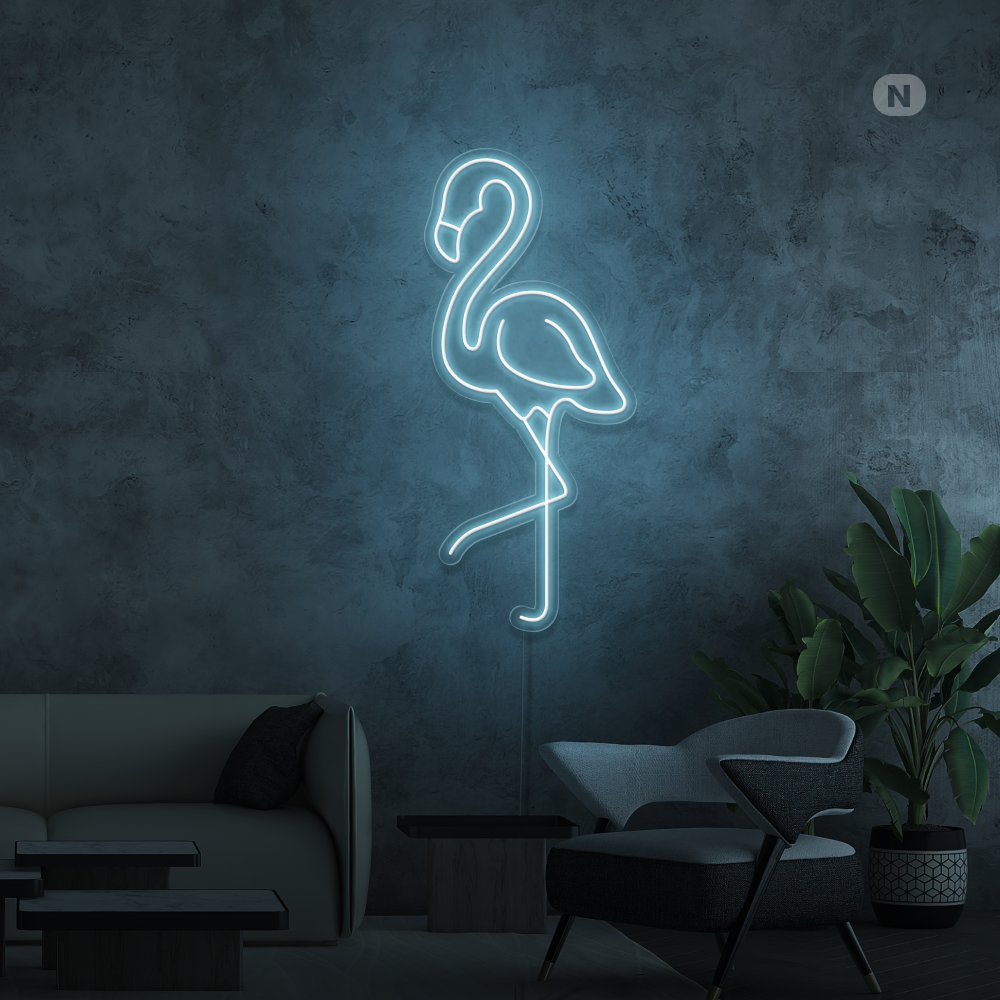 Neonskilt Flamingo