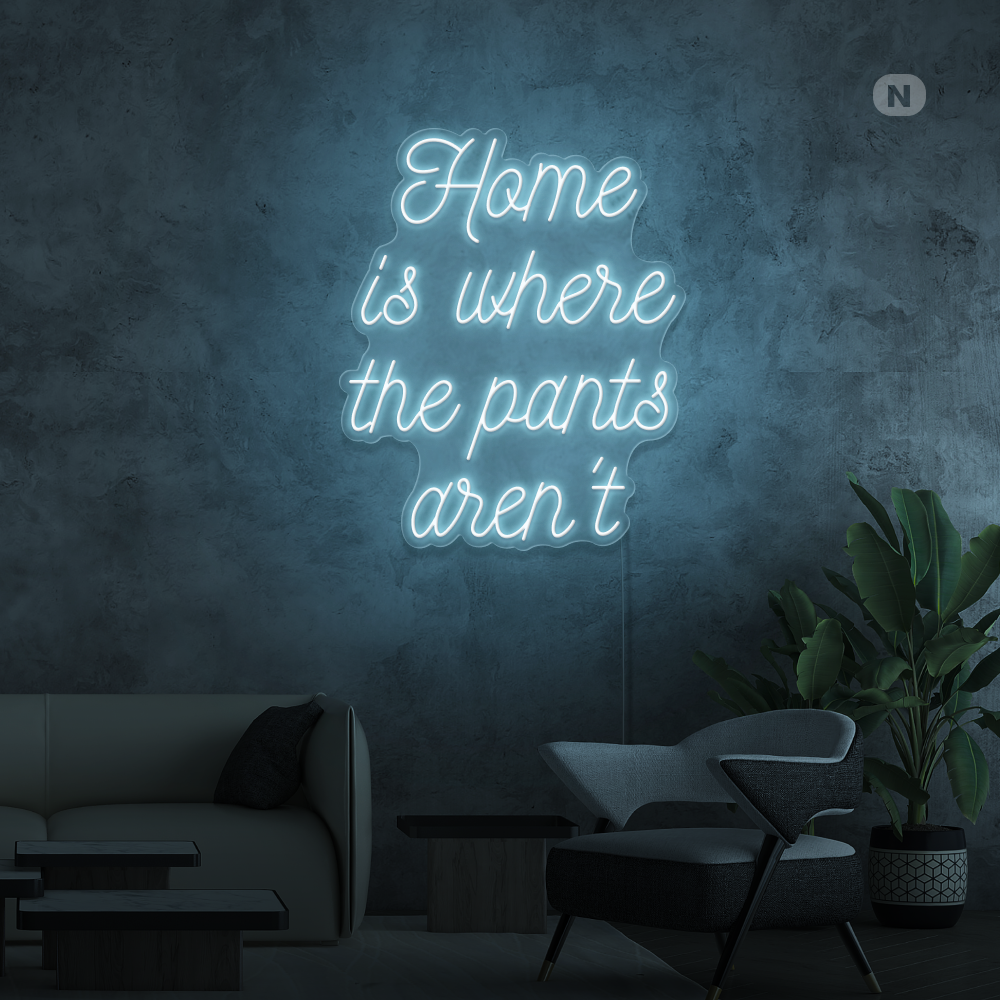 Neonskilt Quote Home