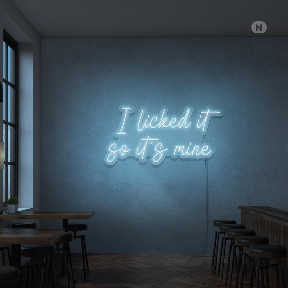 Neonskilt I Liked it so its mine