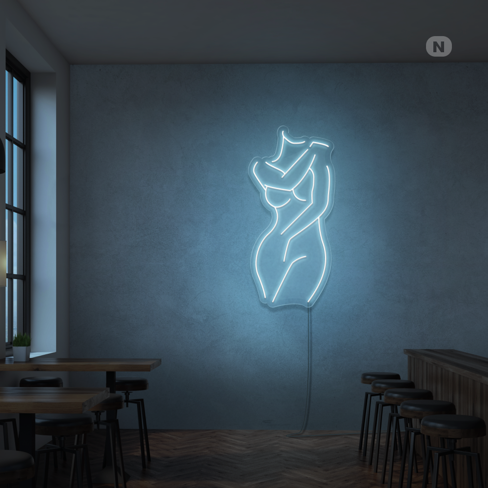 Neonskilt Sexy jente