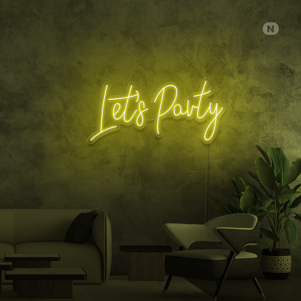 Neonskilt Lets Party