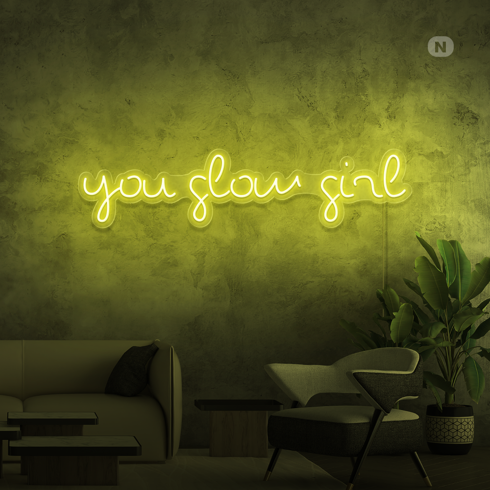 Neonskilt You Glow Girl