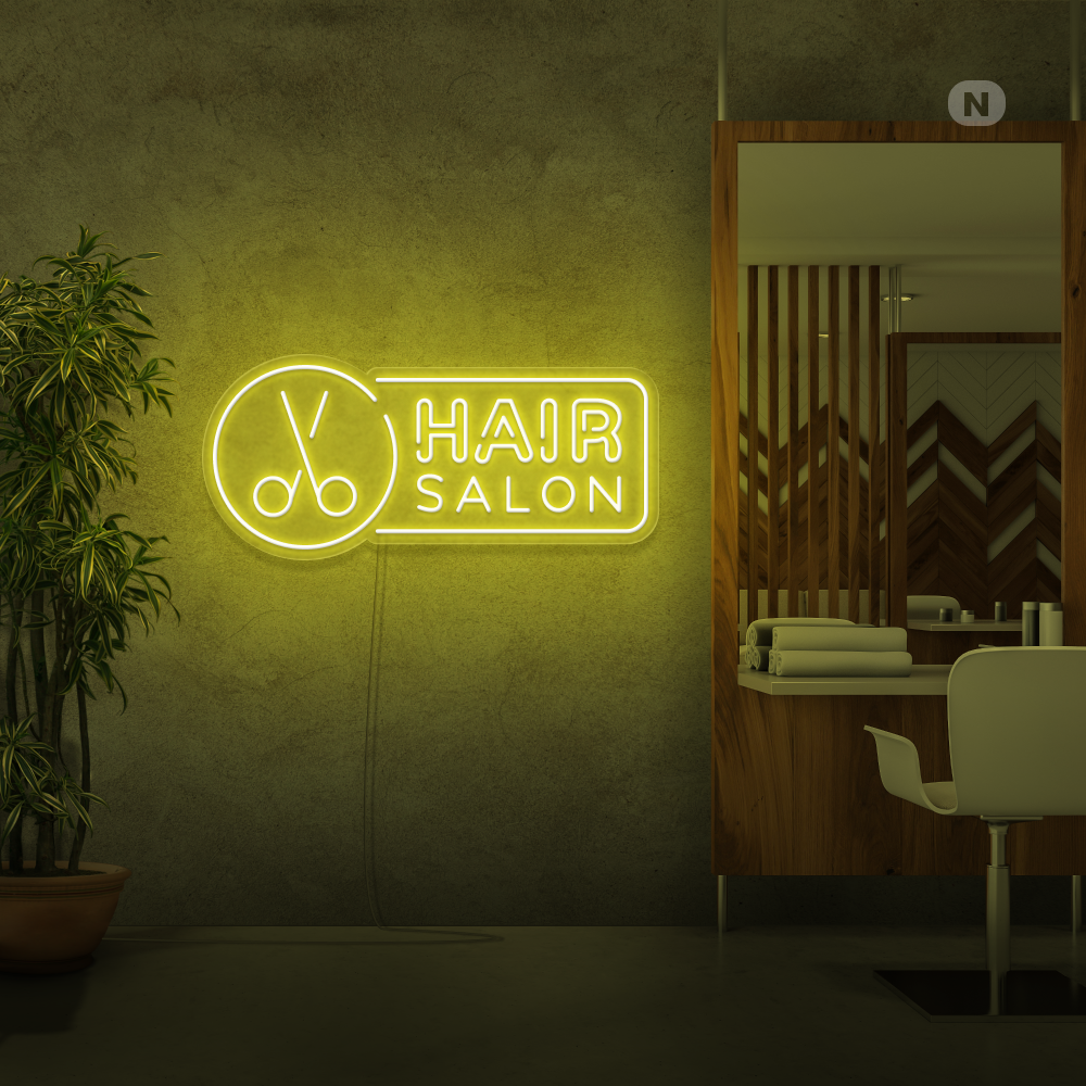 Neonskilt Hair Salon