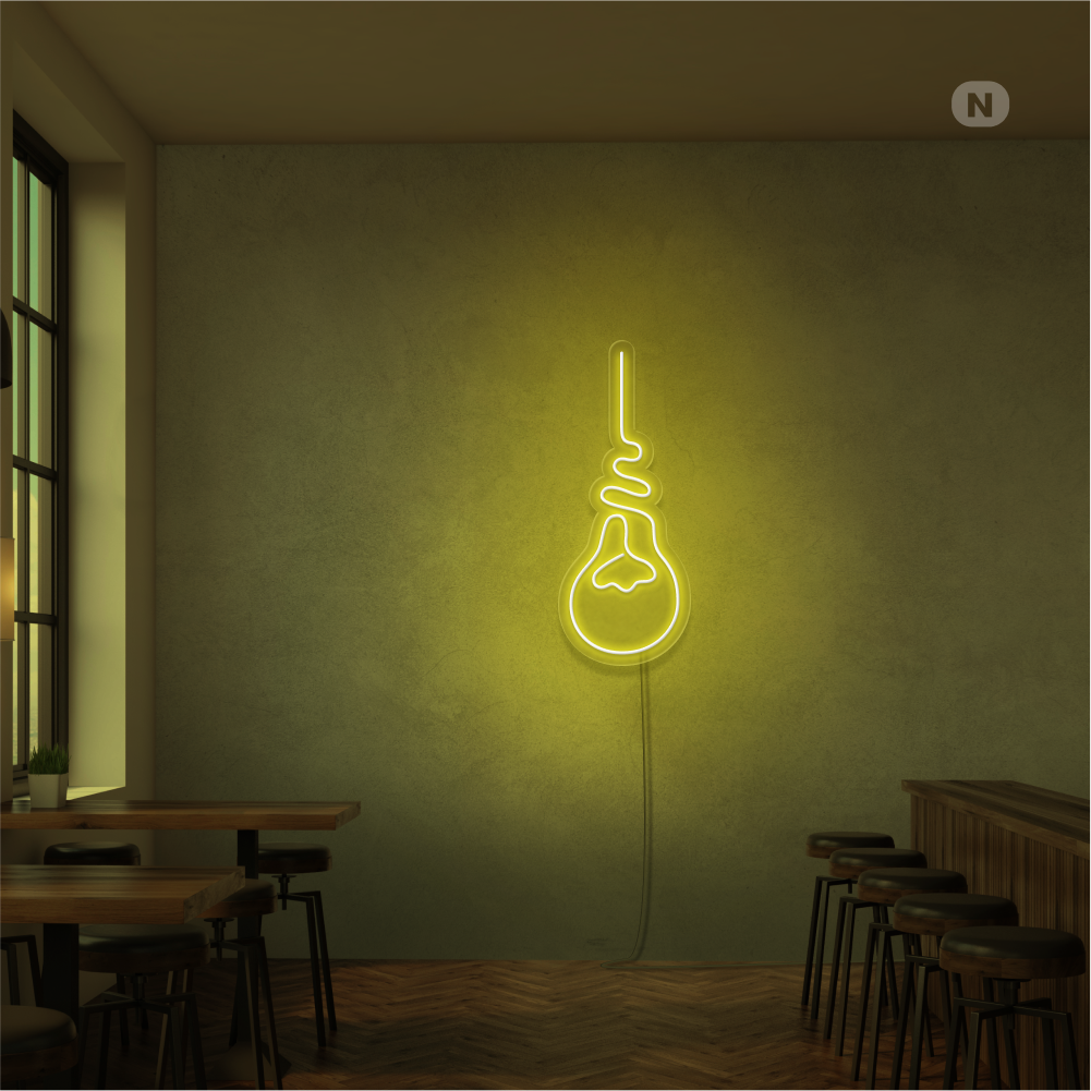 Neonskilt Light Bulb