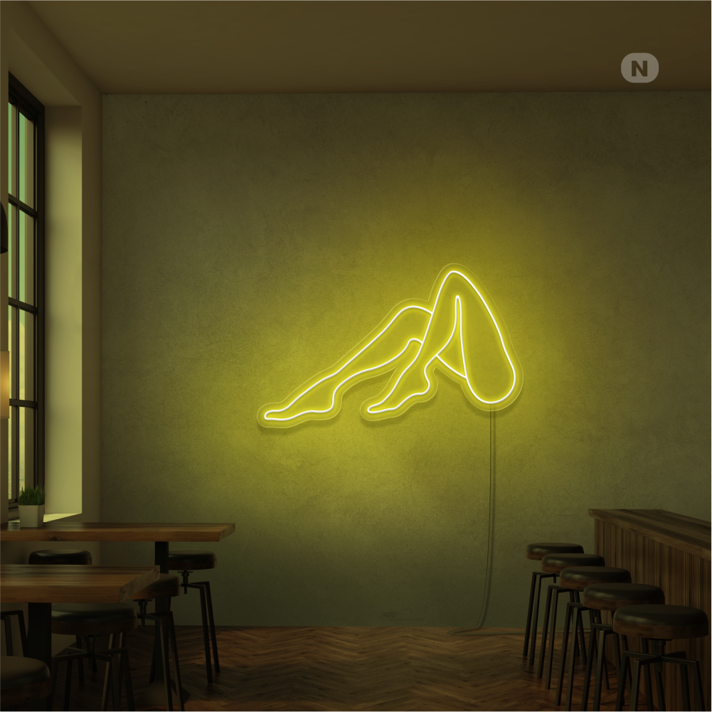 Neonskilt Legs for kvinner