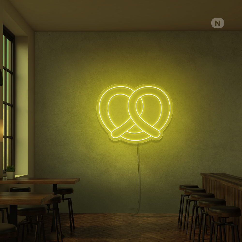 Neonskilt baker
