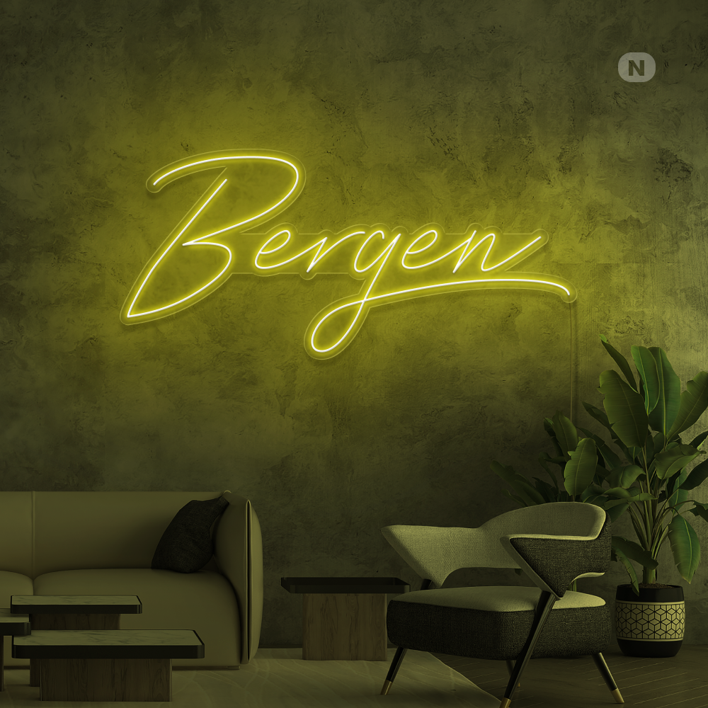 Neonskilt Bergen