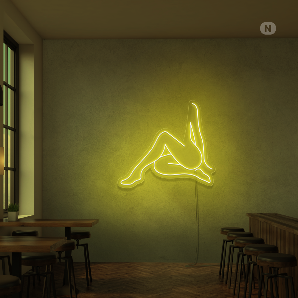 Neonskilt Sexy jente