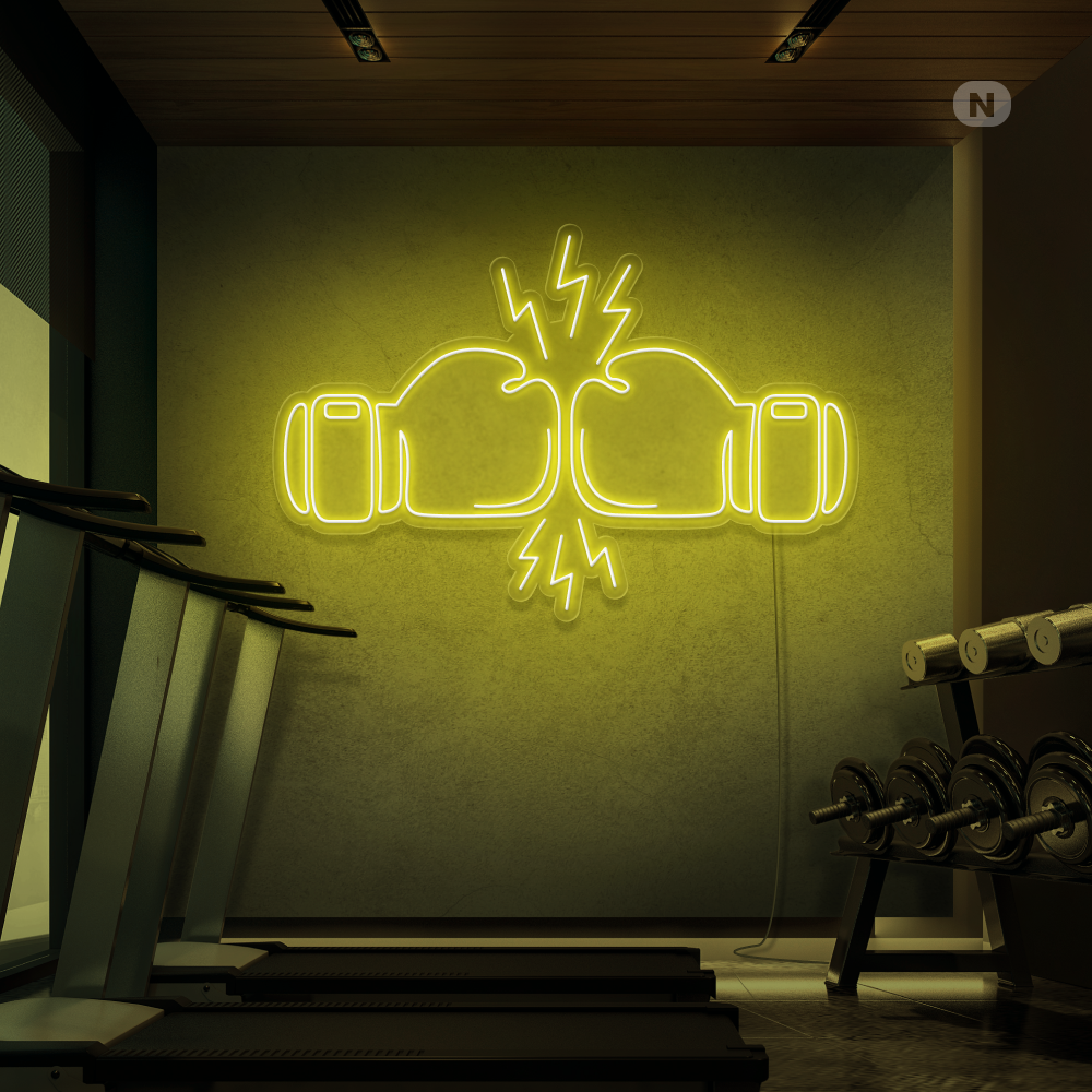 Neonskilt Boksing