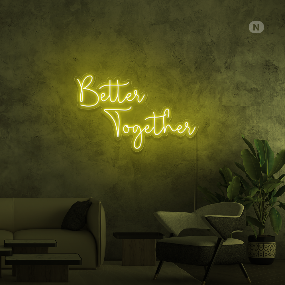 Neonskilt Better Together