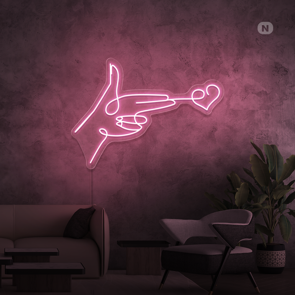 Neonskilt Lovestarget