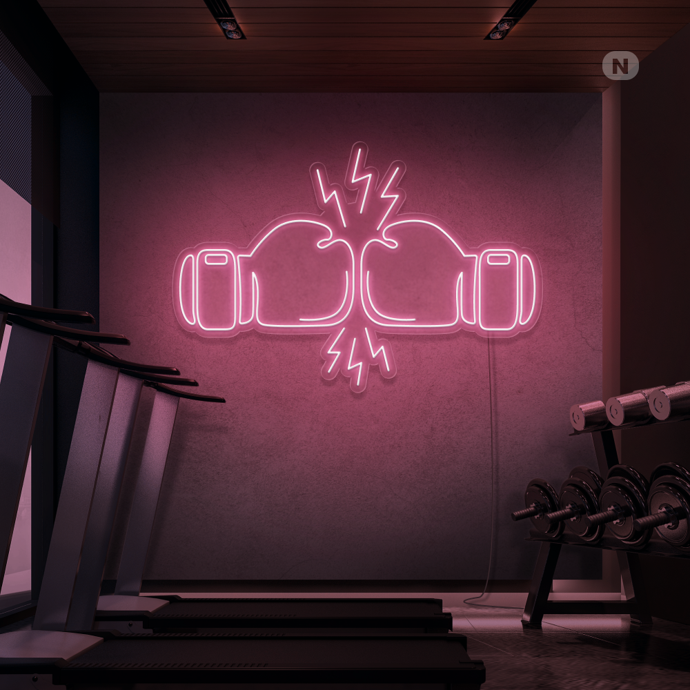 Neonskilt Boksing