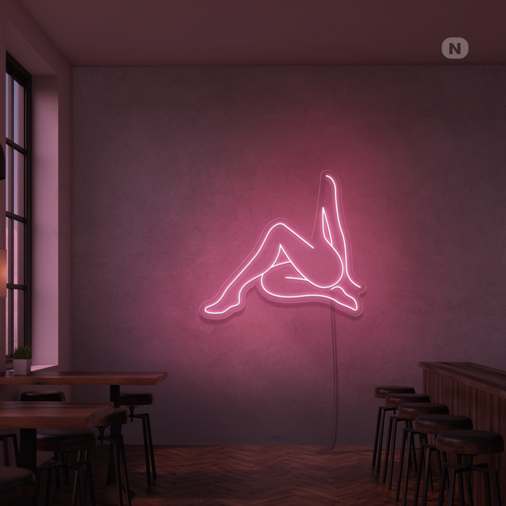 Neonskilt Sexy jente