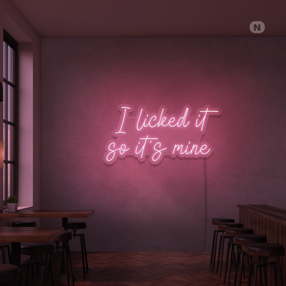 Neonskilt I Liked it so its mine