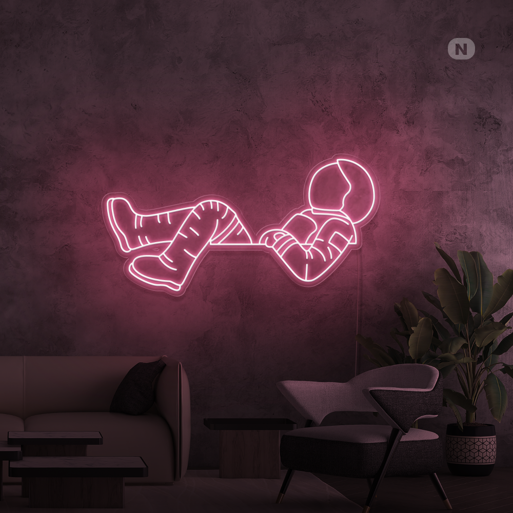 Neonskilt Astronaut
