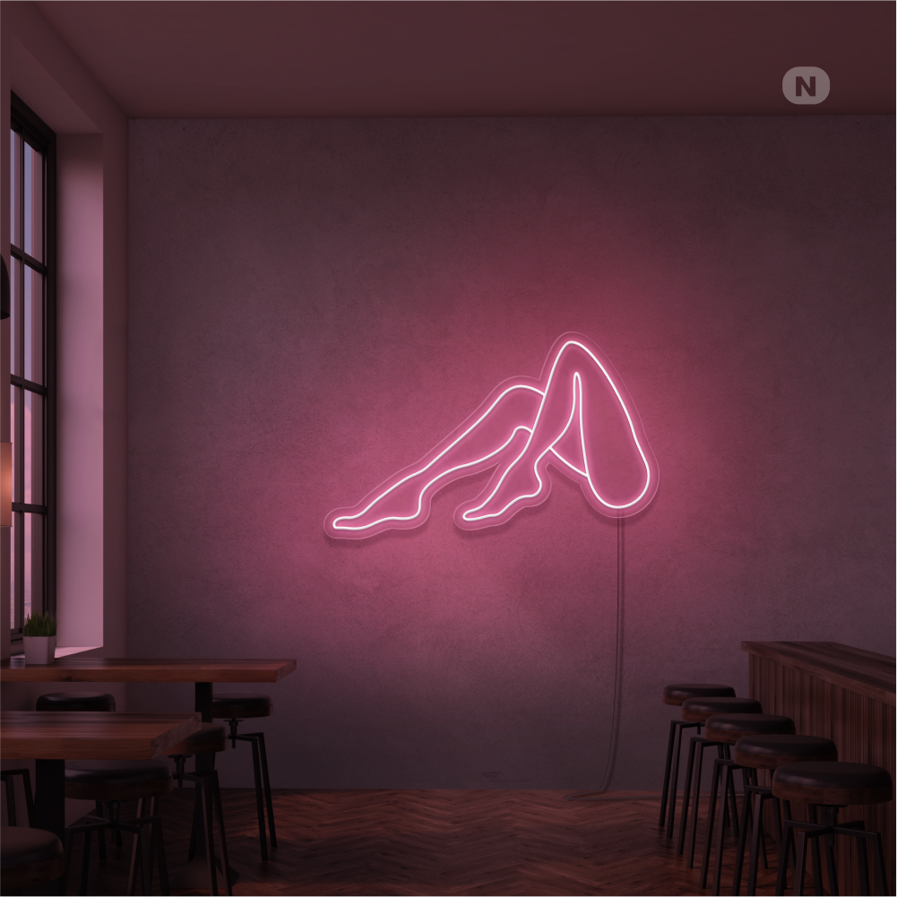 Neonskilt Legs for kvinner