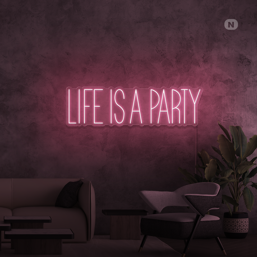 Neonskilt Party