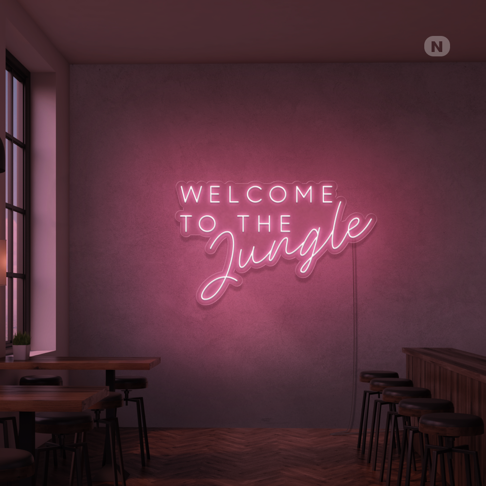 Neonskilt Welcome to the Jungle