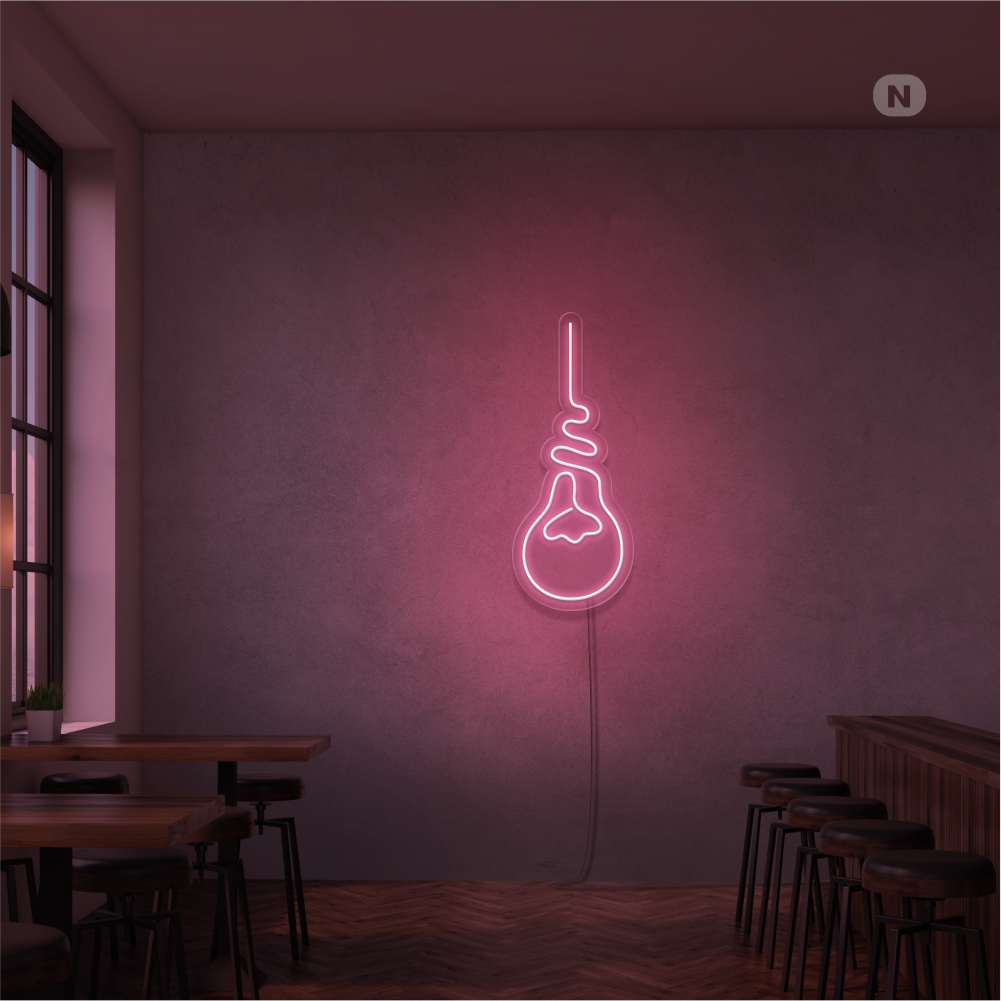 Neonskilt Light Bulb