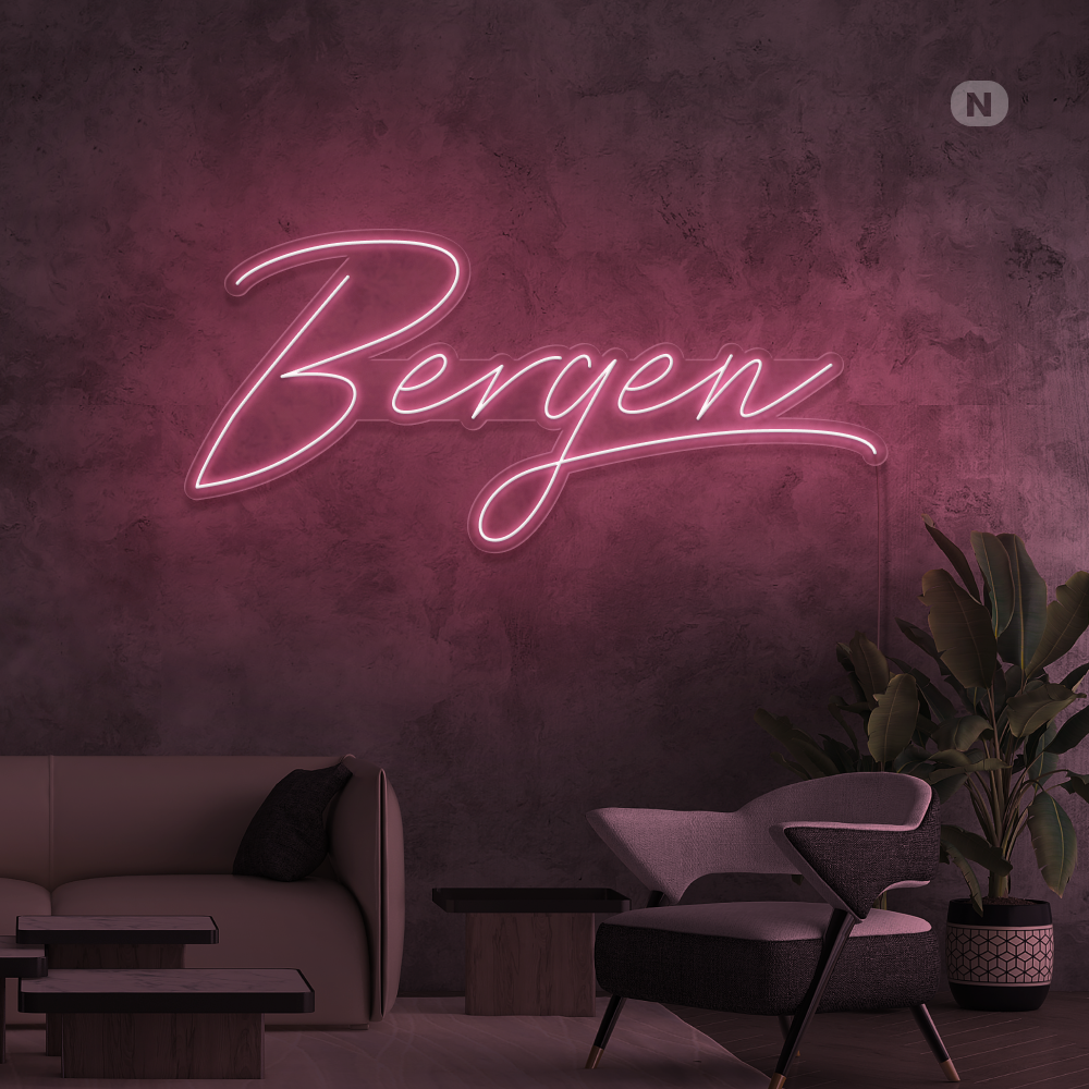 Neonskilt Bergen