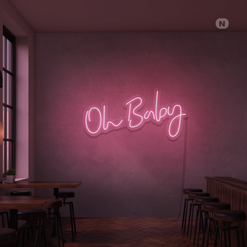 Neonskilt Oh Baby