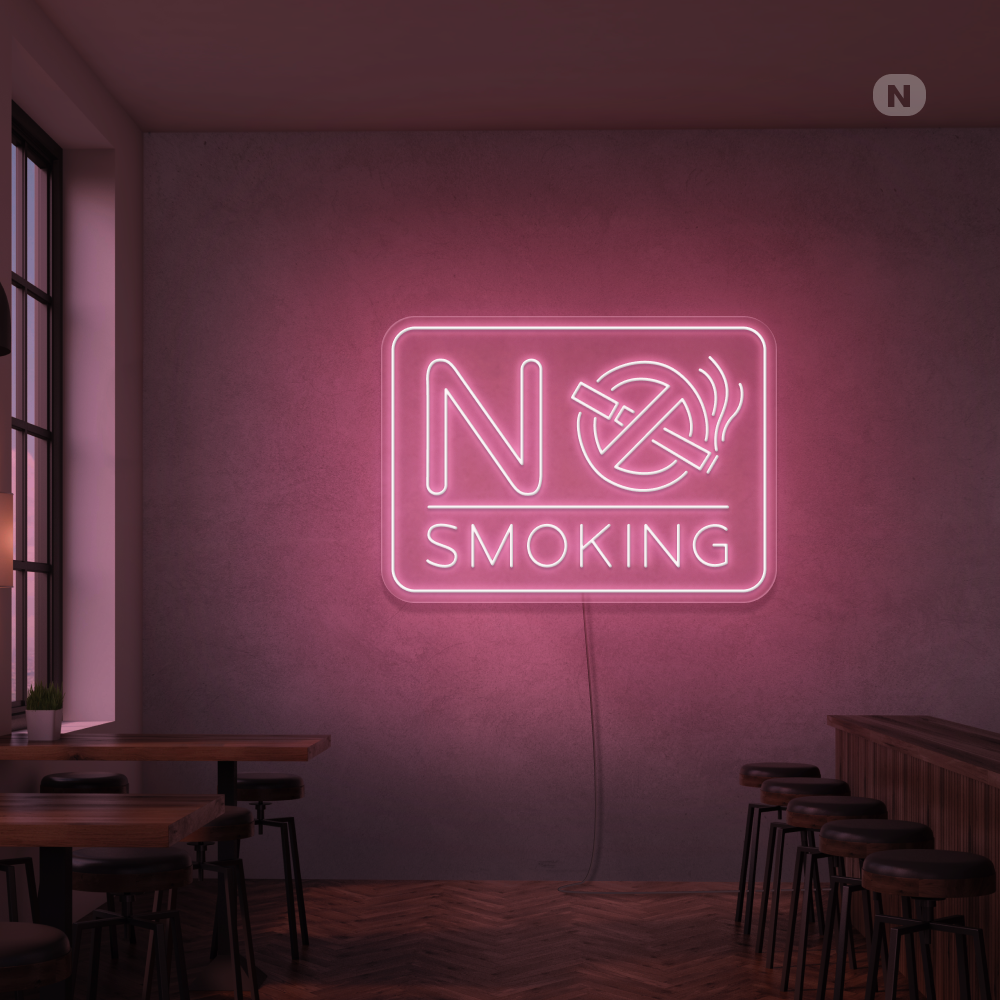 Neonskilt No Smoking