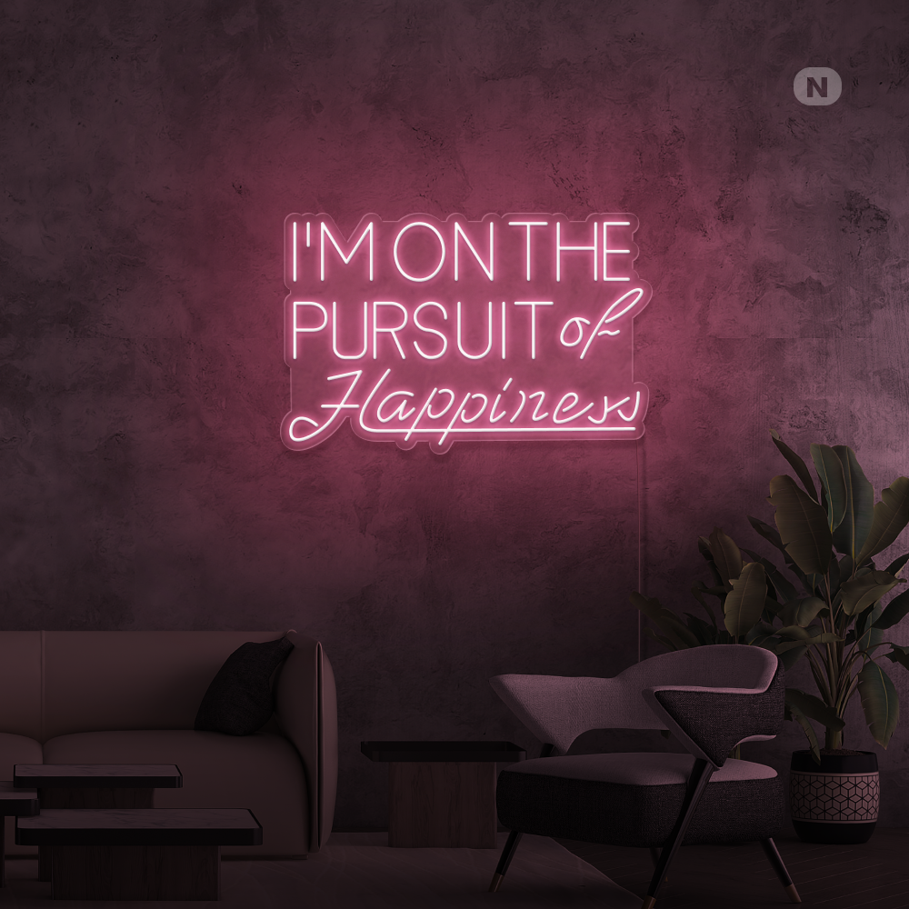 Neonskilt Hapiness