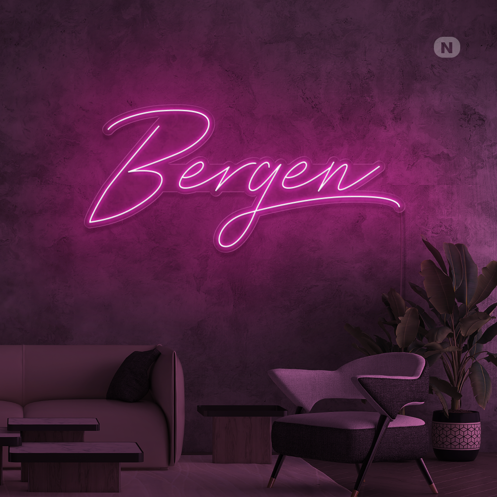 Neonskilt Bergen