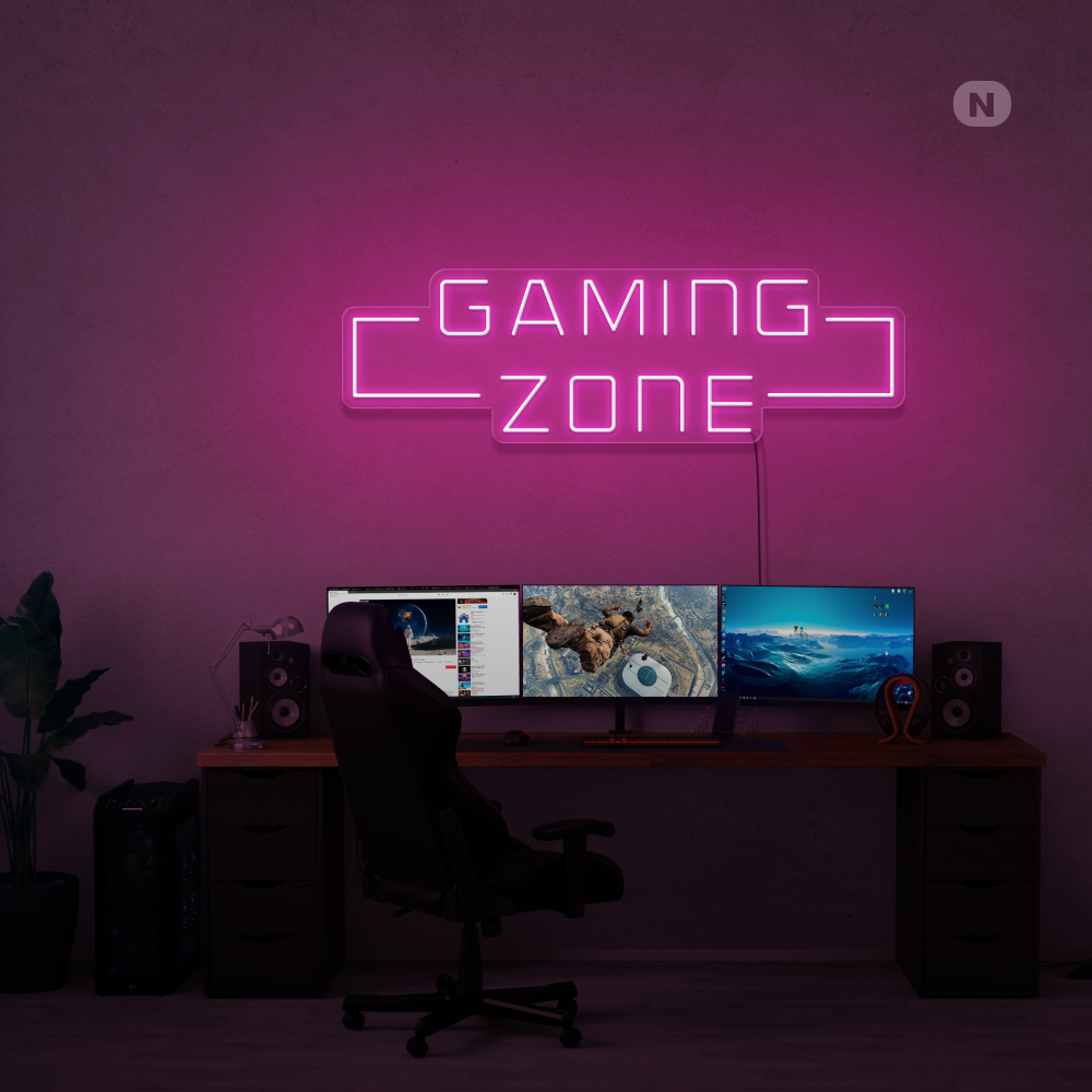 Neonskilt Gaming Zone
