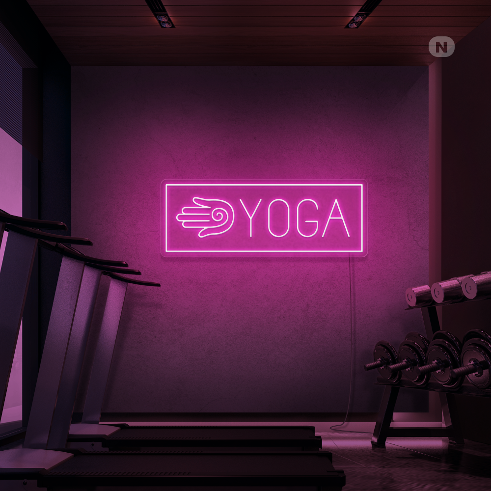 Neonskilt Yoga