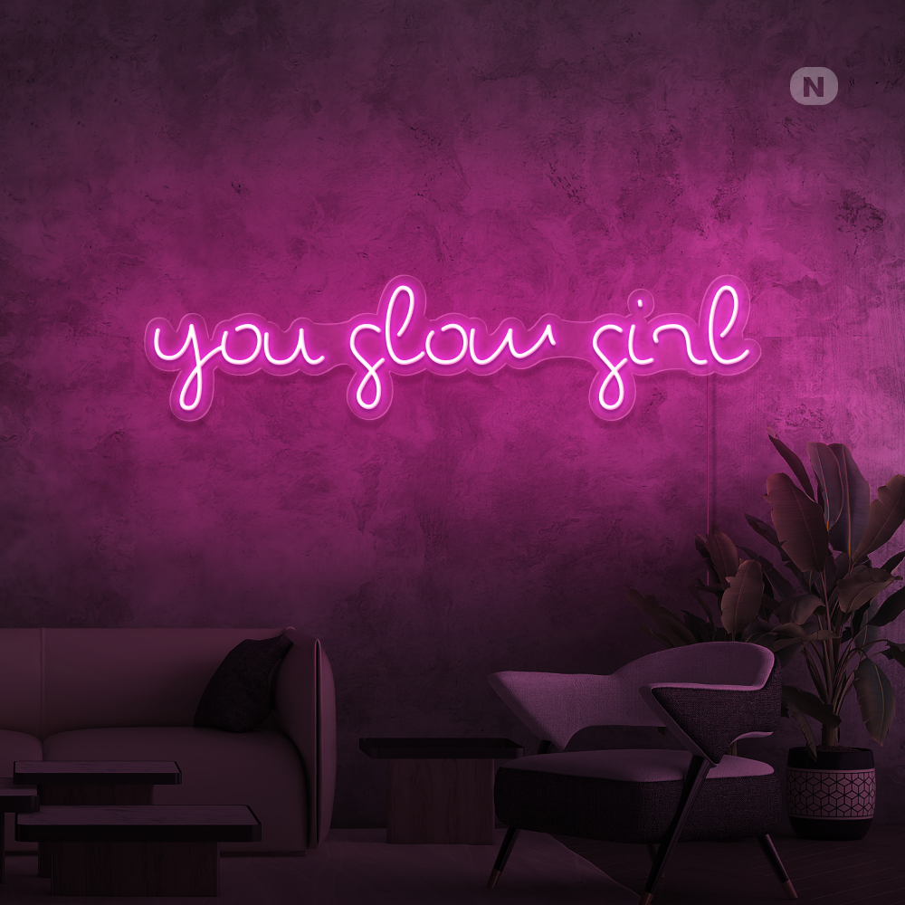 Neonskilt You Glow Girl