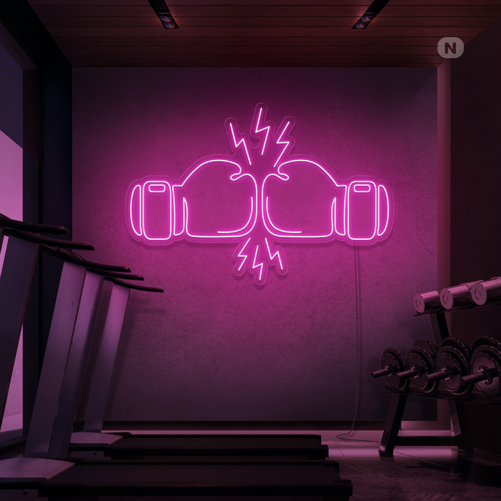 Neonskilt Boksing