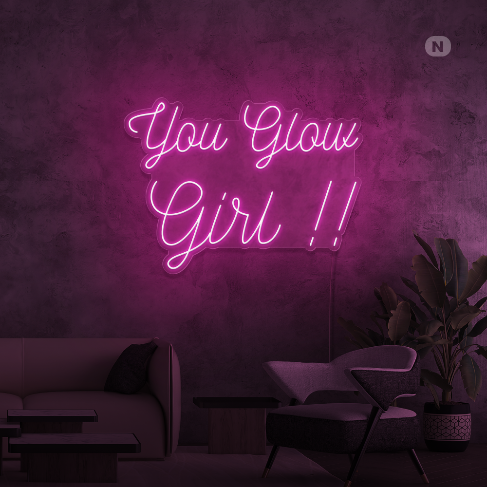 Neonskilt You Glow Girl