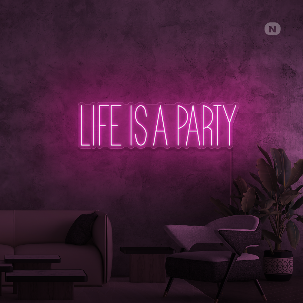 Neonskilt Party