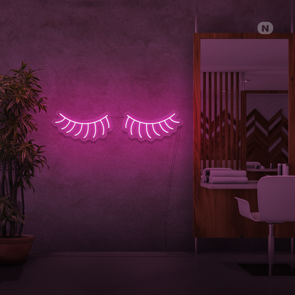 Neonskilt Øyevipper