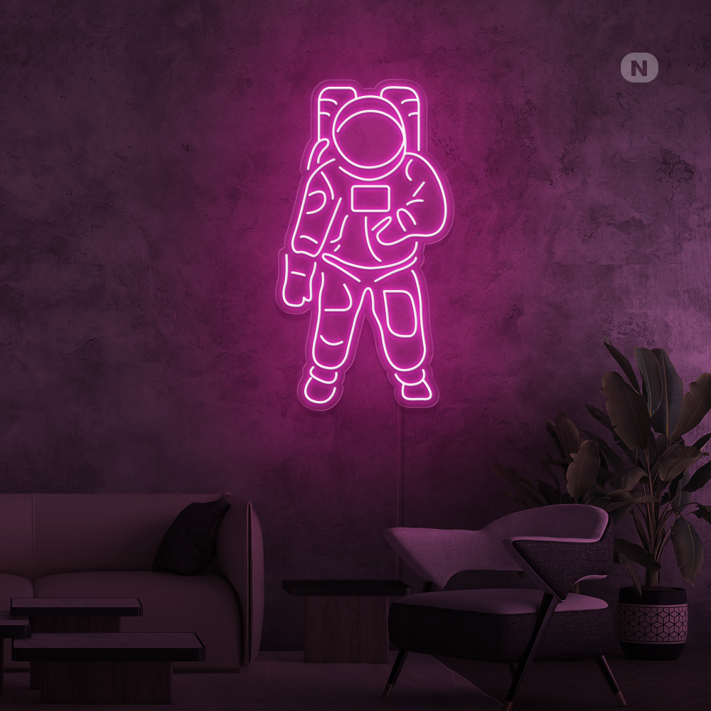 Neonskilt Astronaut