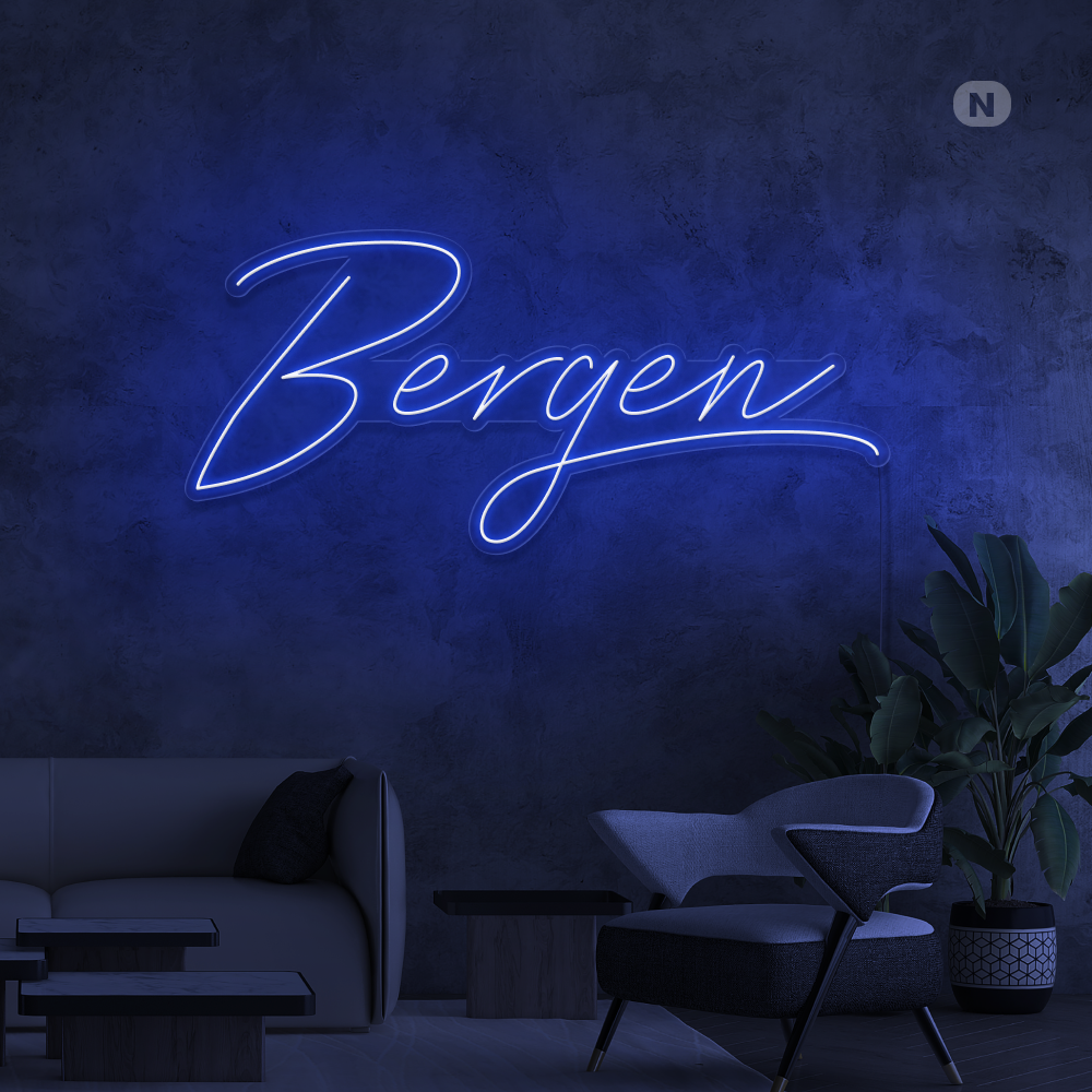 Neonskilt Bergen