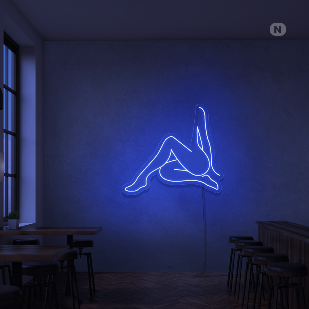 Neonskilt Sexy jente