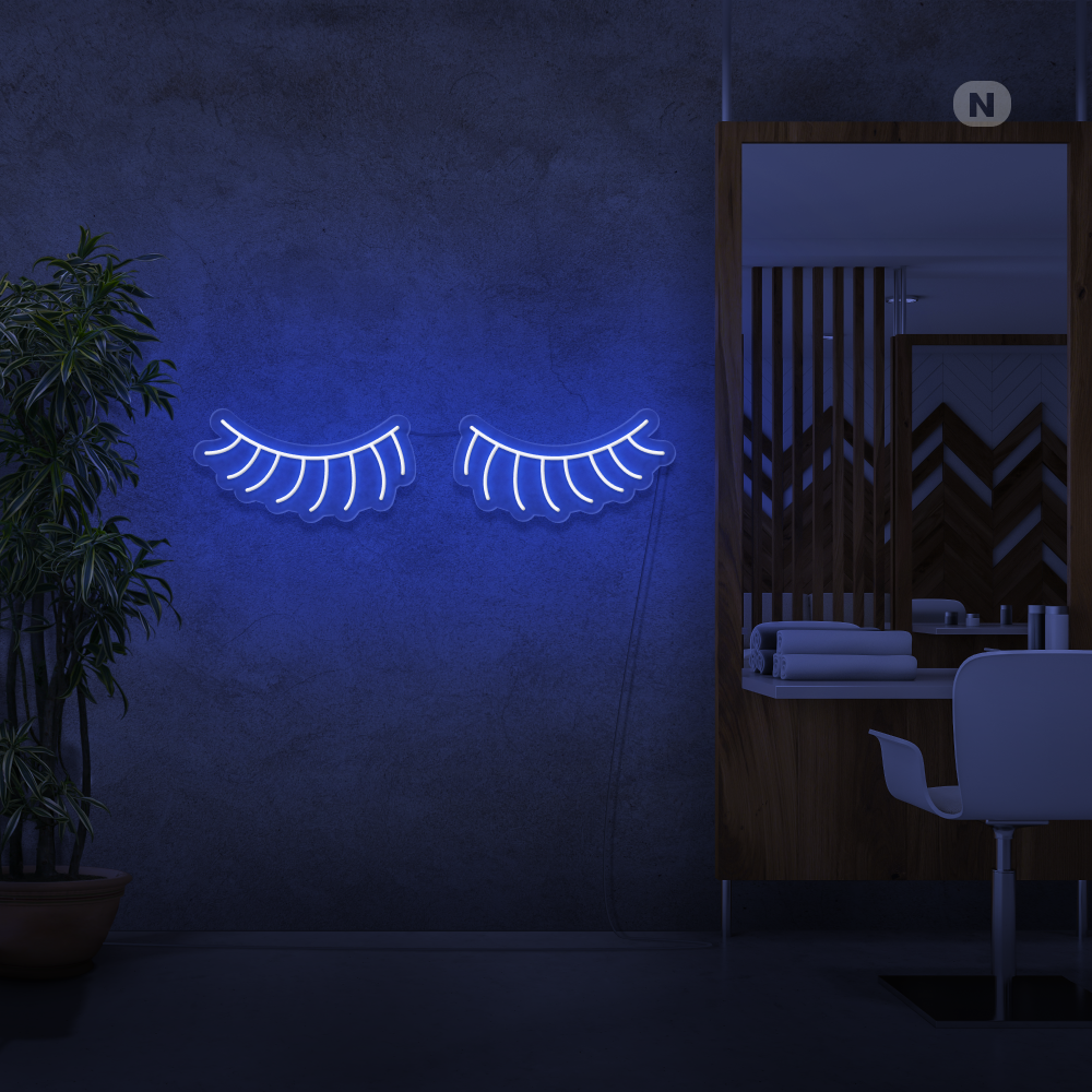 Neonskilt Øyevipper