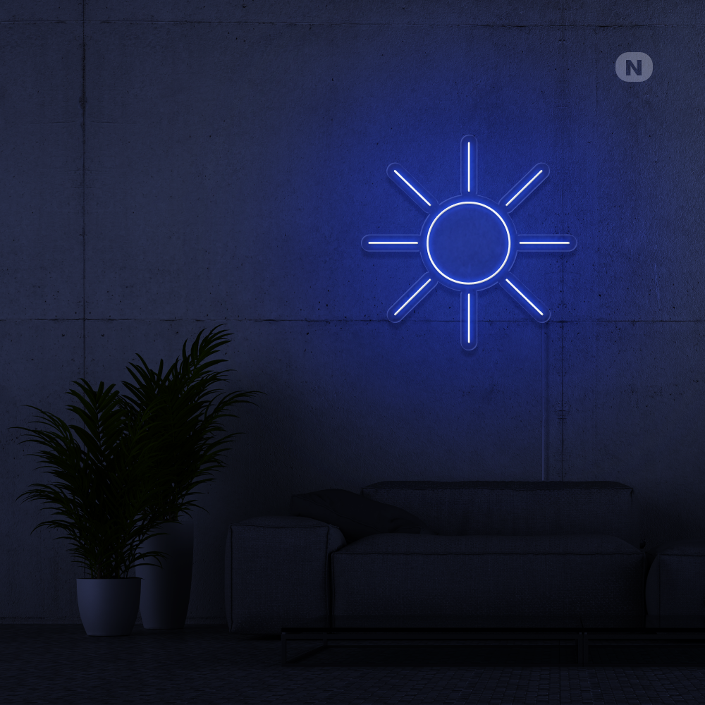 Neonskilt sol