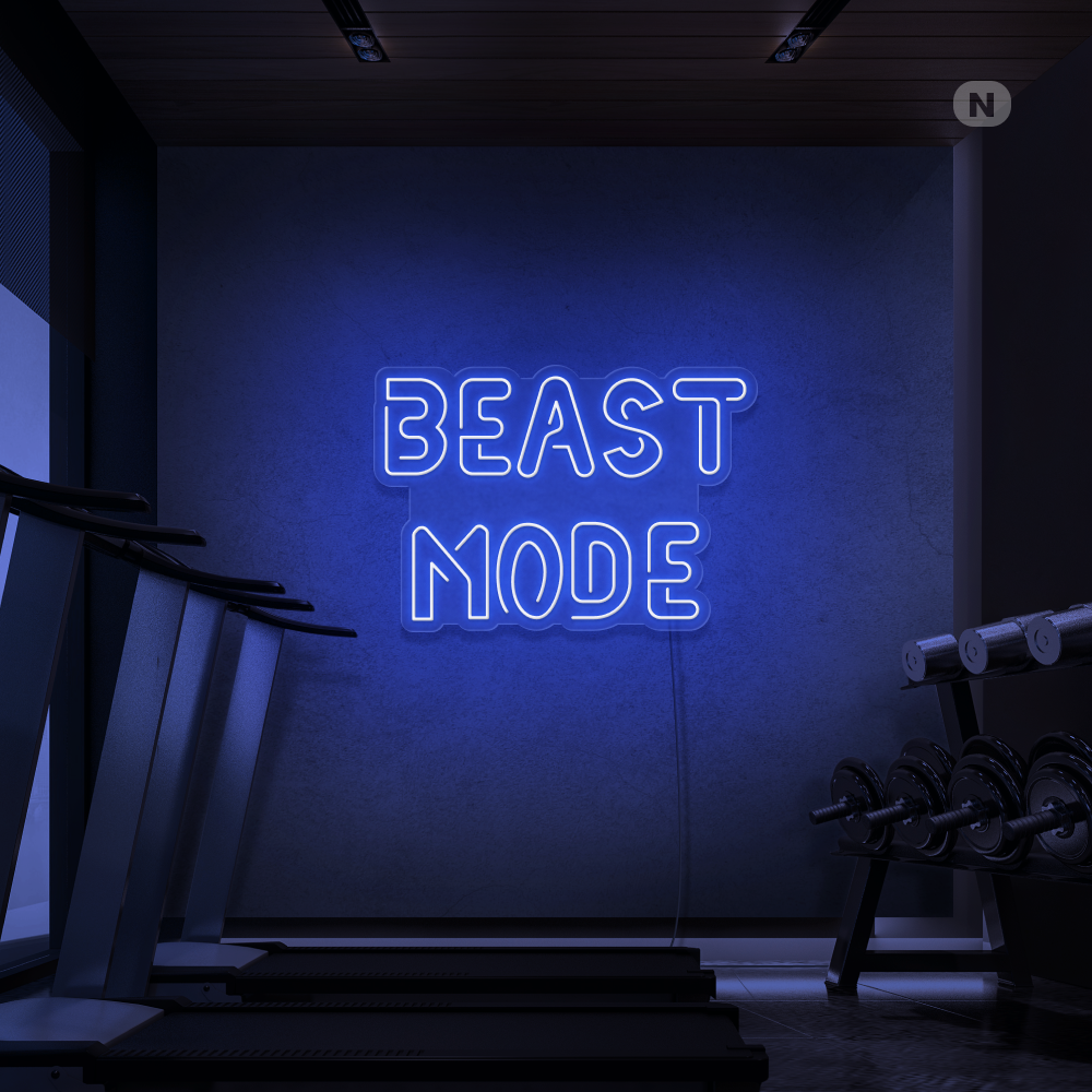 Neonskilt Beast Mode