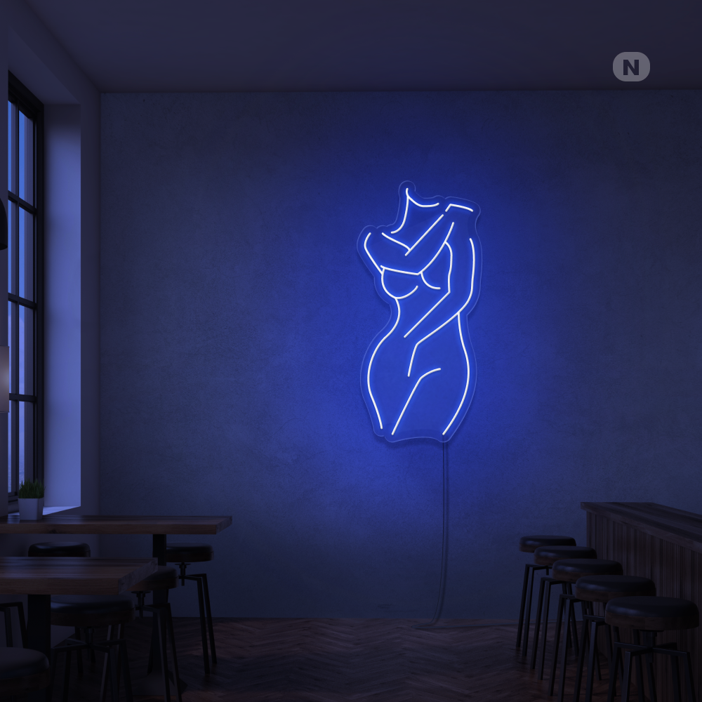 Neonskilt Sexy jente