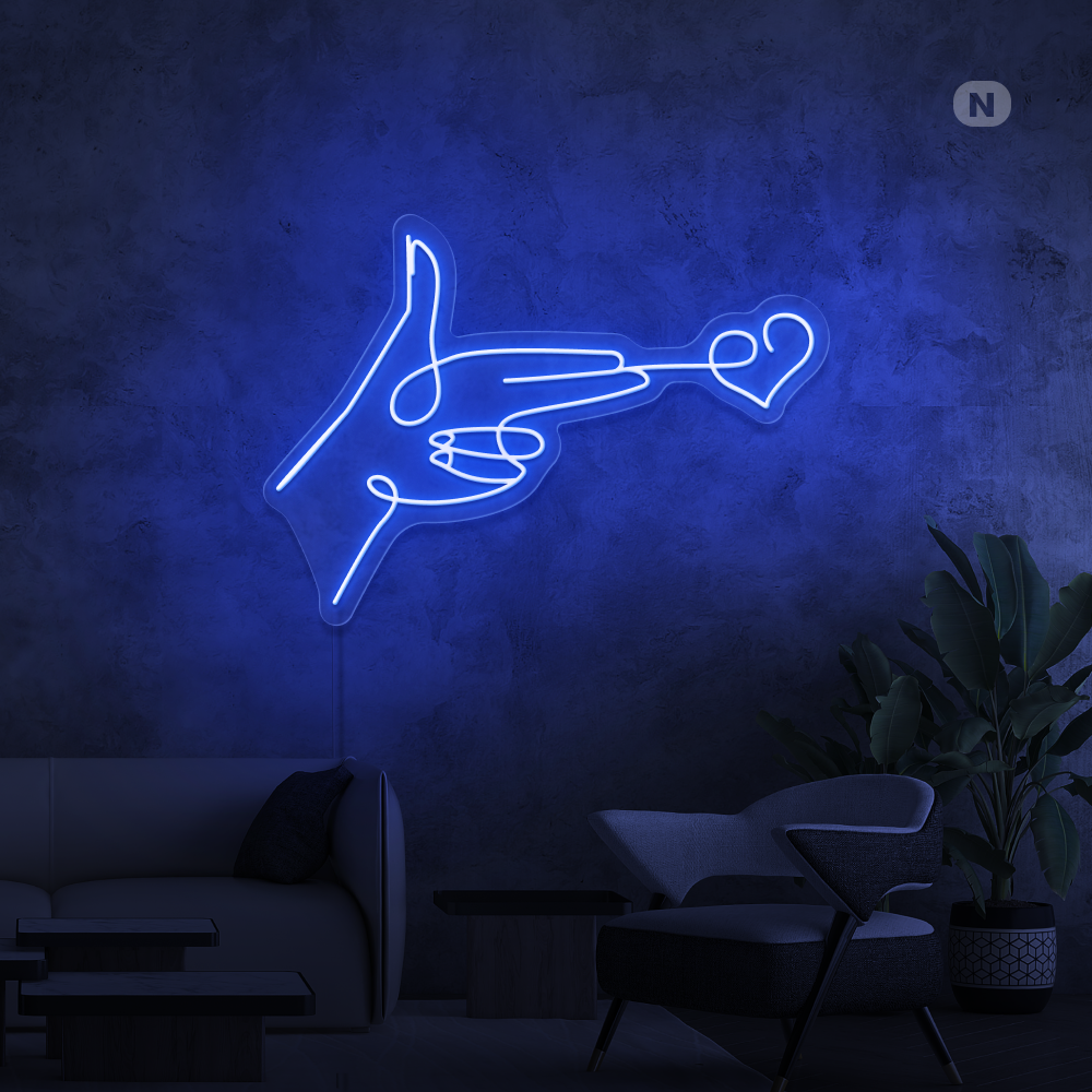 Neonskilt Lovestarget