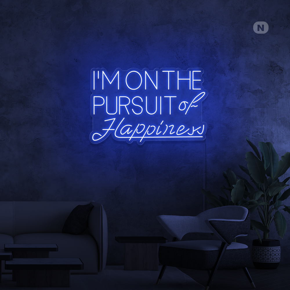 Neonskilt Hapiness
