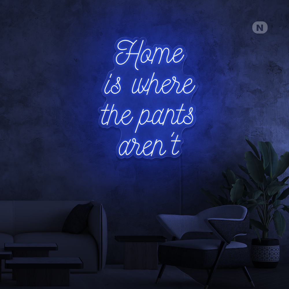 Neonskilt Quote Home