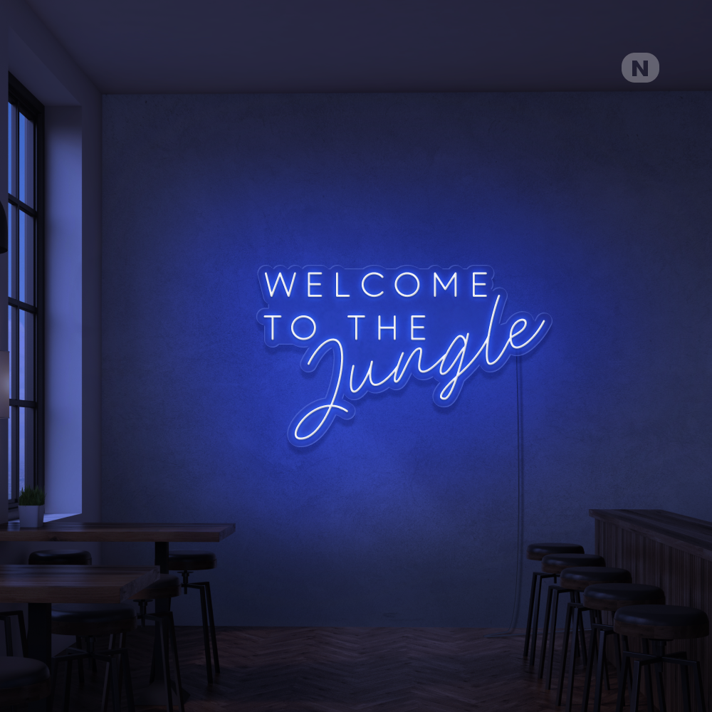 Neonskilt Welcome to the Jungle