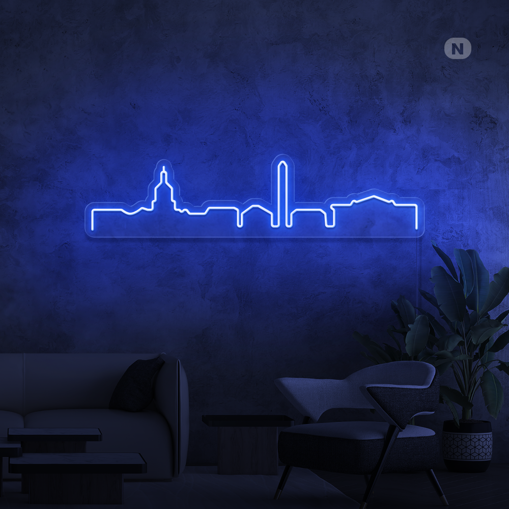 Neonskilt Skyline