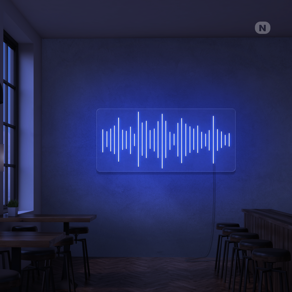Neonskilt Musikkbar