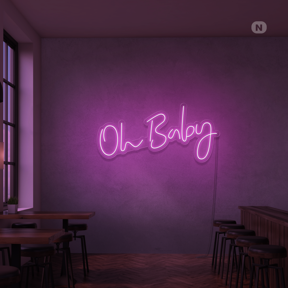 Neonskilt Oh Baby