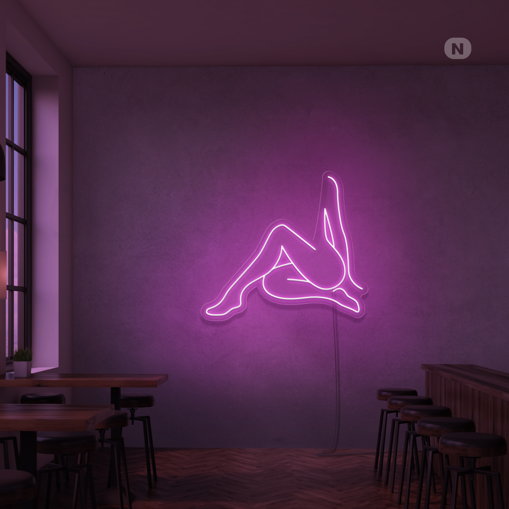 Neonskilt Sexy jente